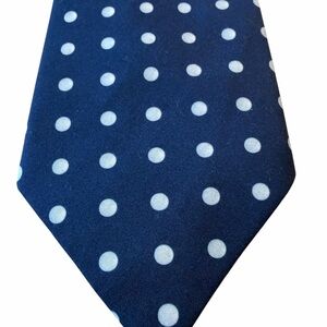Navy Blue Polka Dot Tie